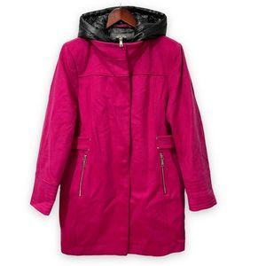 Vince Camuto NWT fuschia jacket with hood size large